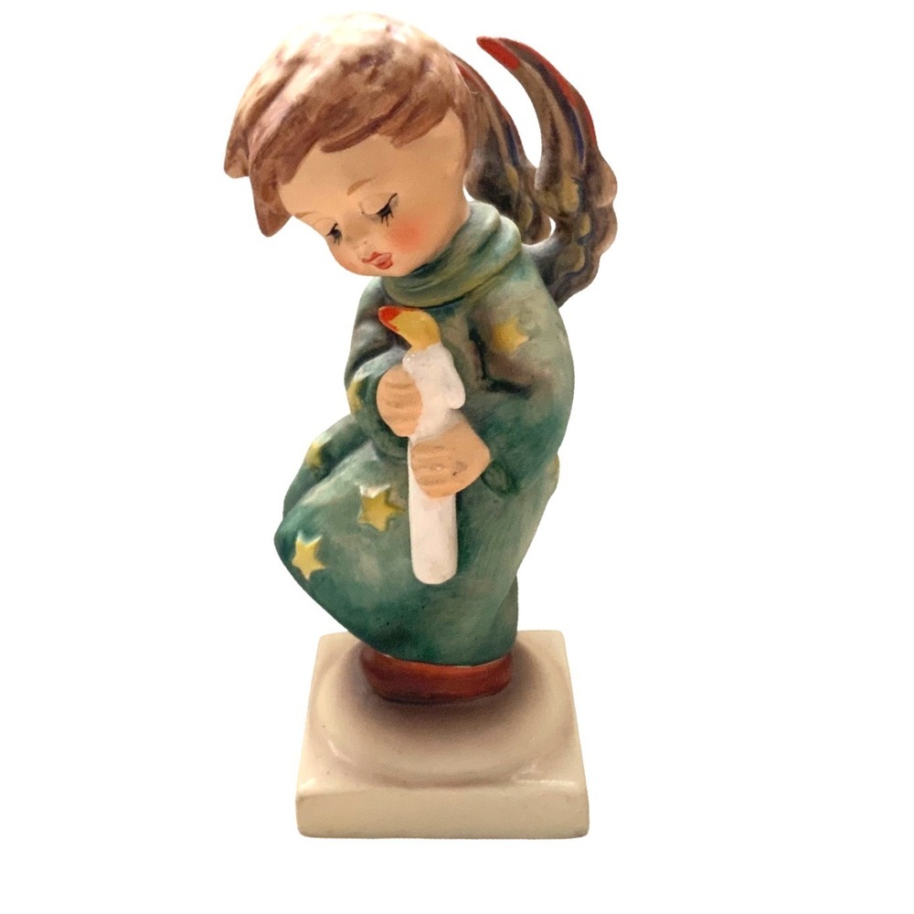 Vintage Goebel Hummel Heavenly Angel 21/0 W Germany Candle Figurine 4.5"